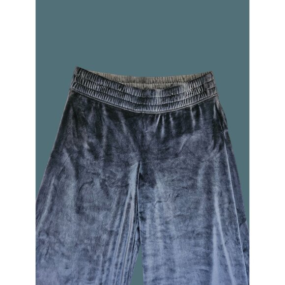 Gilly Hicks Elastic Waist Pull On Velour Wide Leg Loungewear Comfy Pants Women M - Picture 5 of 10
